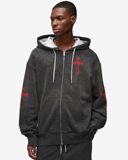 Let Your Faith Be Bigger Than Your Fear All Over Print Zip Hoodie