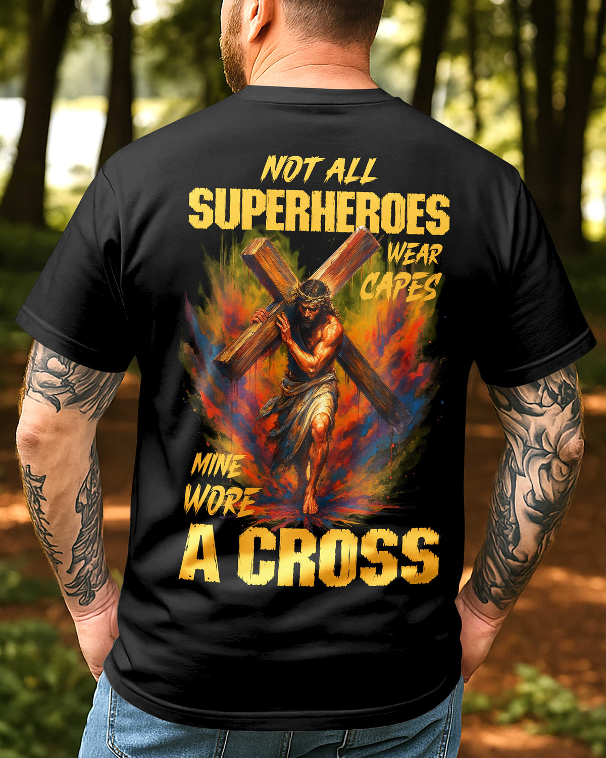 Not All Superheroes Wear Capes All Over Print T-Shirt