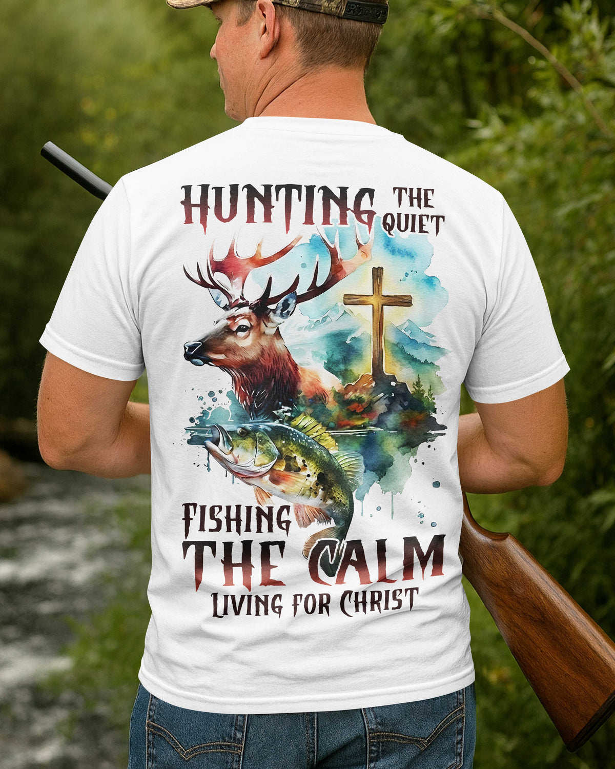 Hunting The Quiet Fishing The Calm T-Shirt