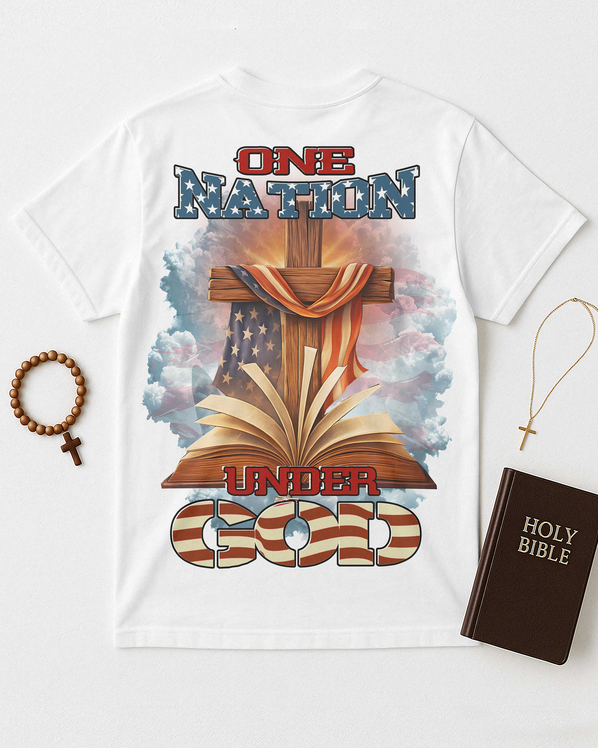 One Nation Under God All Over Print T-Shirt