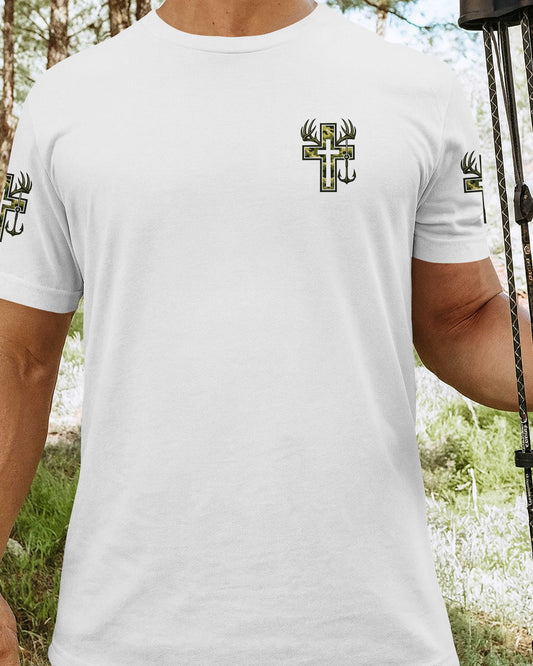 Jesus Made Me A Fisher Of Men I Can Catch He Cleans T-Shirt