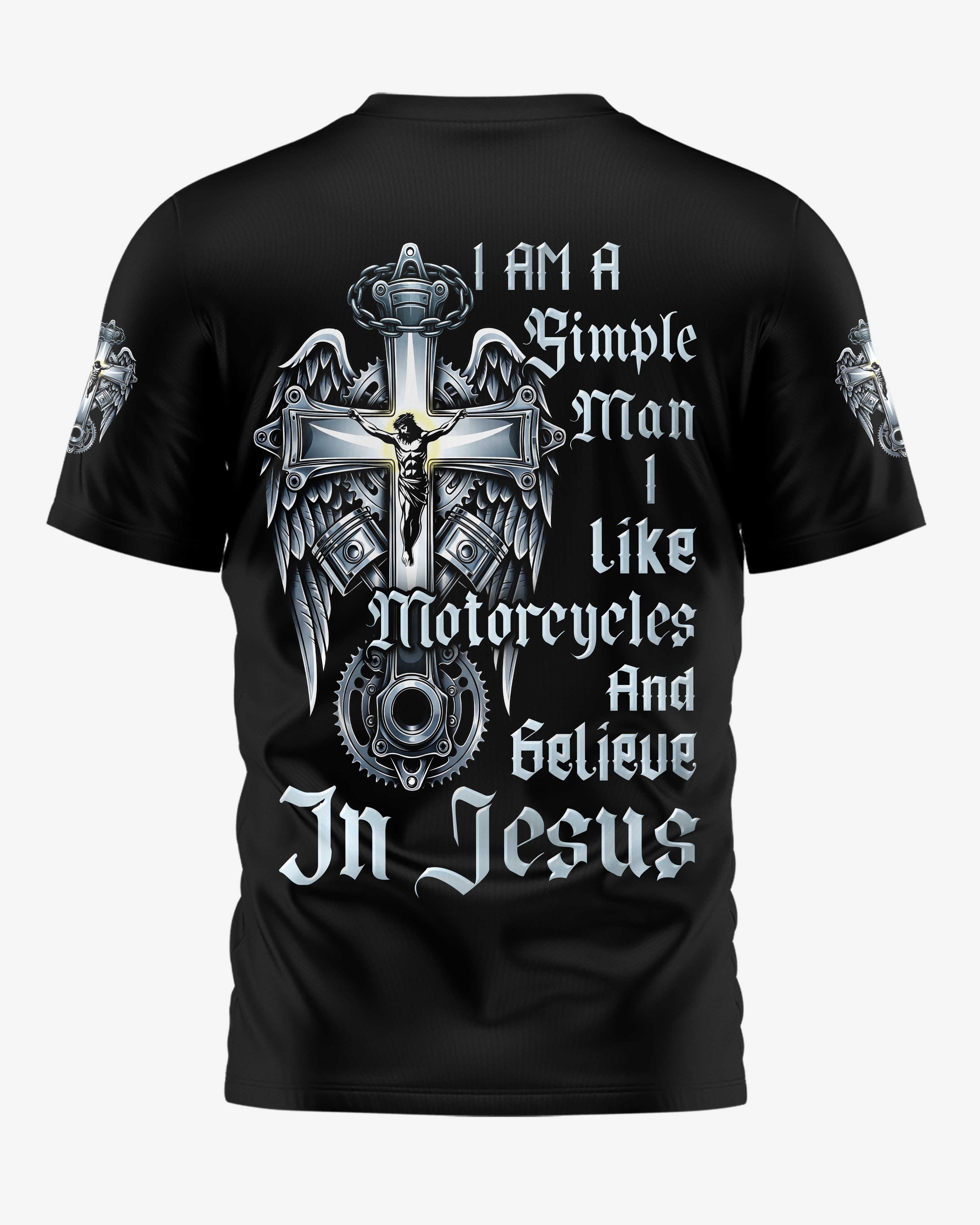 I Am A Simple Man All Over Print T-Shirt