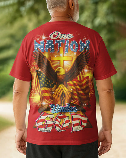 One Nation Under God All Over Print T-Shirt