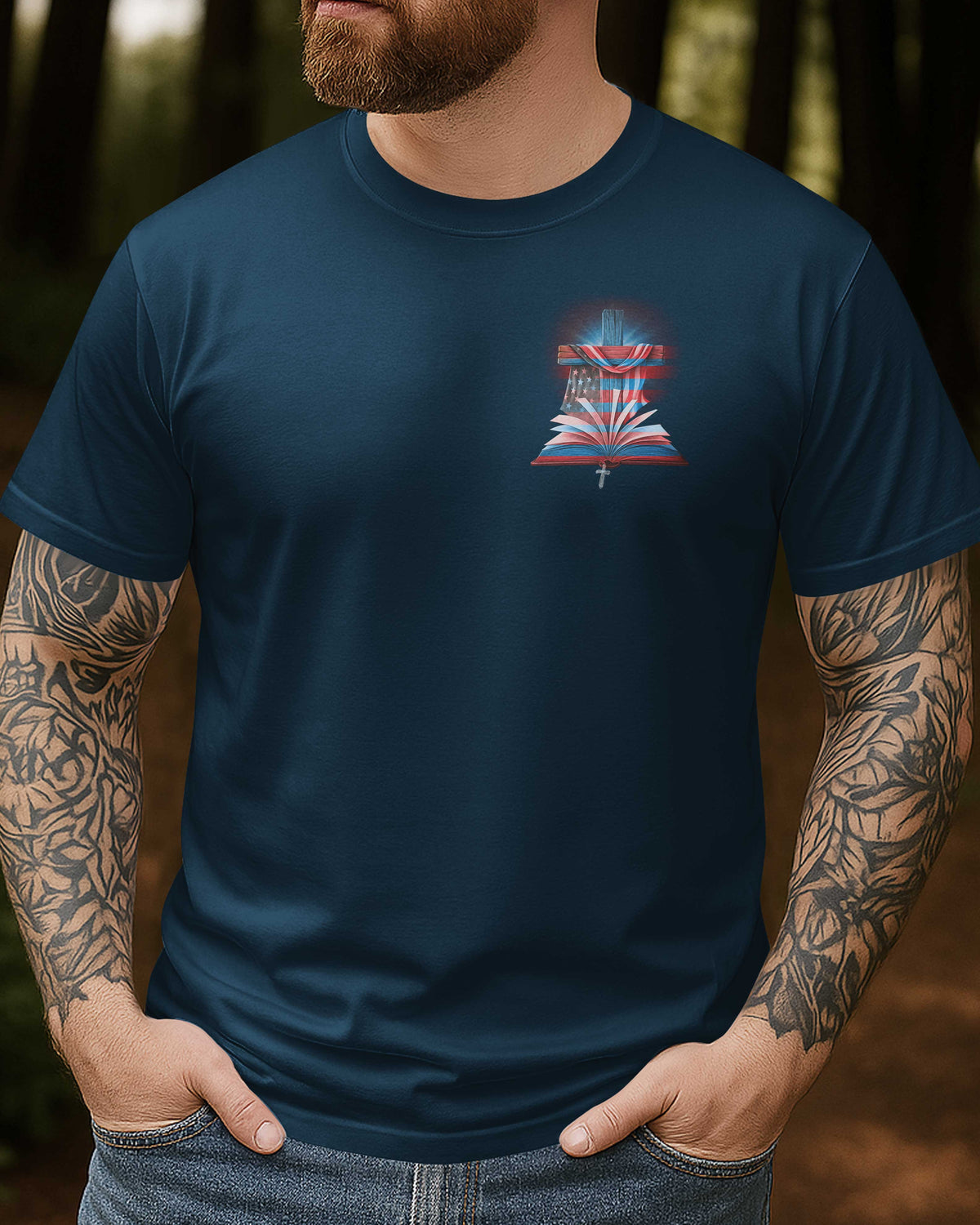 One Nation Under God All Over Print T-Shirt