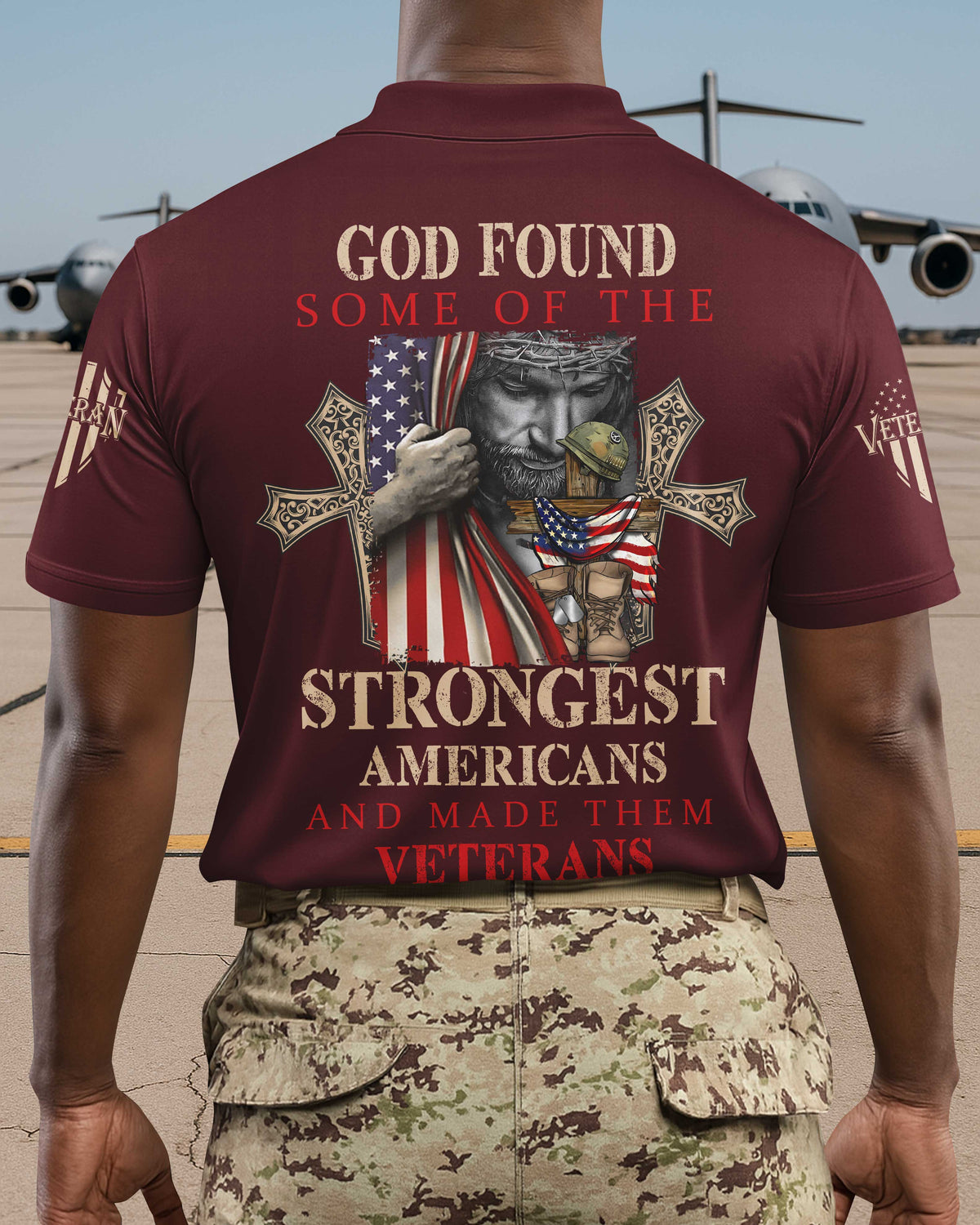 God Found Some Of The Strongest Americans And Made Them Veterans Polo