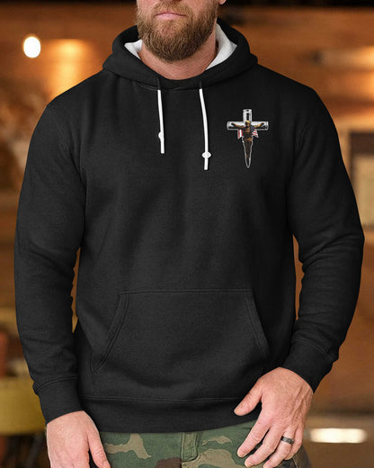 Bullets May Mark My Cross Hoodie