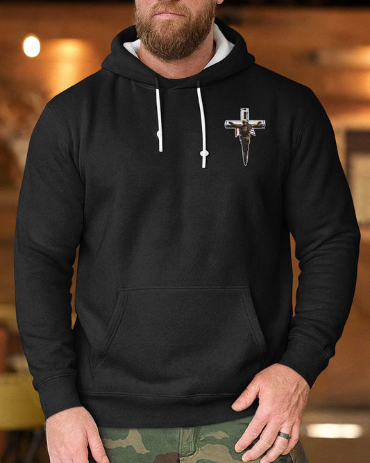 Bullets May Mark My Cross Hoodie