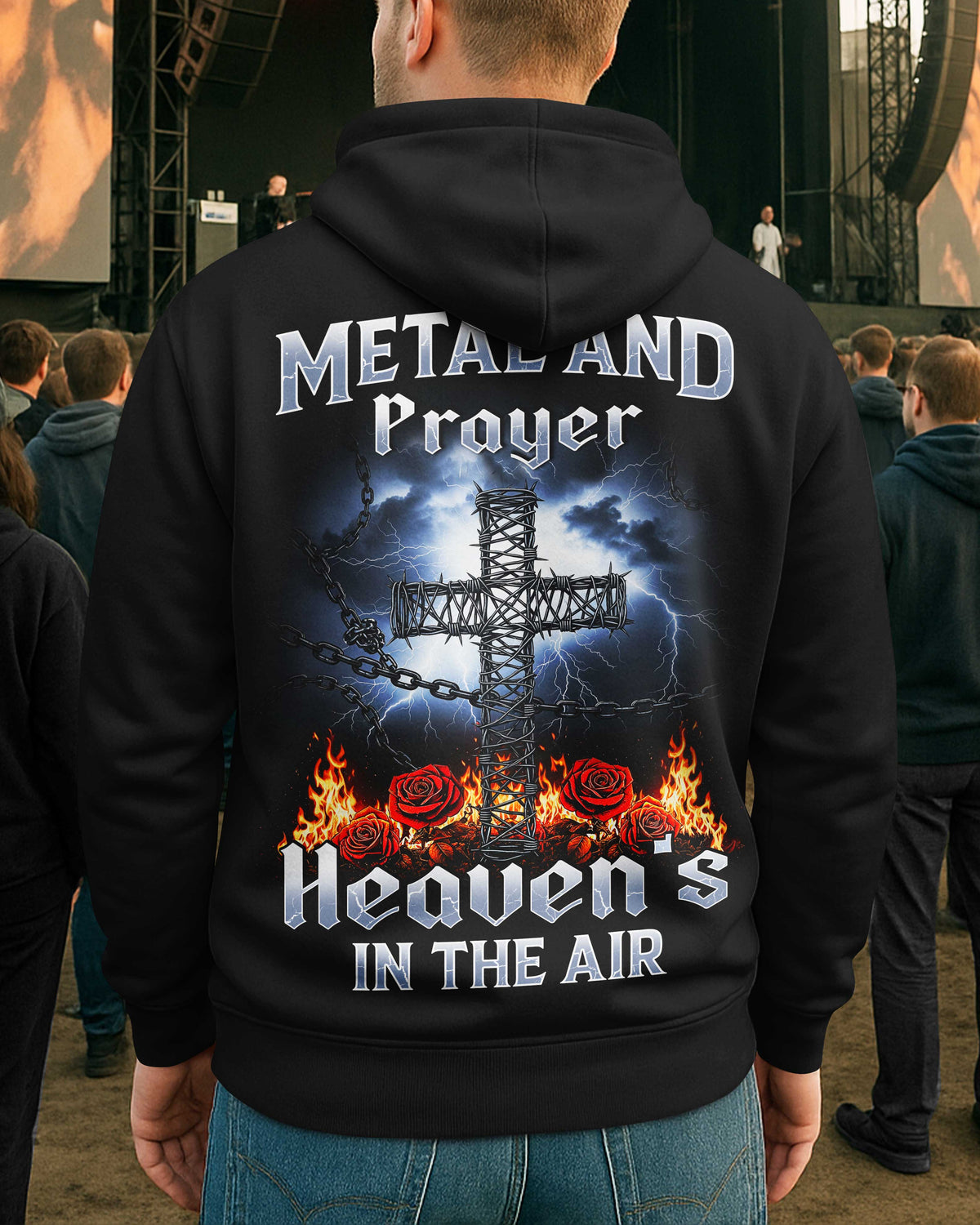 Metal And Prayer Heaven's In The Air T-Shirt