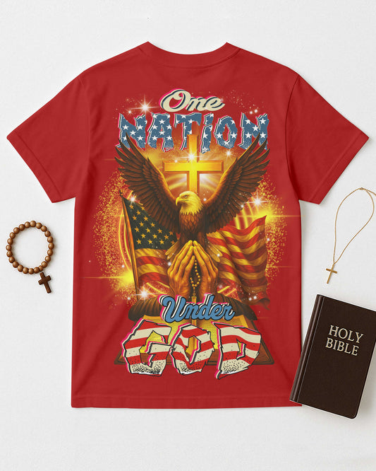 One Nation Under God All Over Print T-Shirt