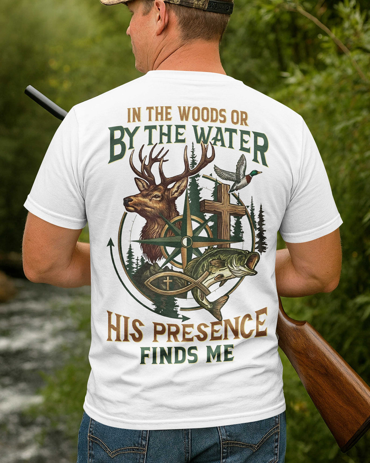 In The Woods Or By The Water T-Shirt