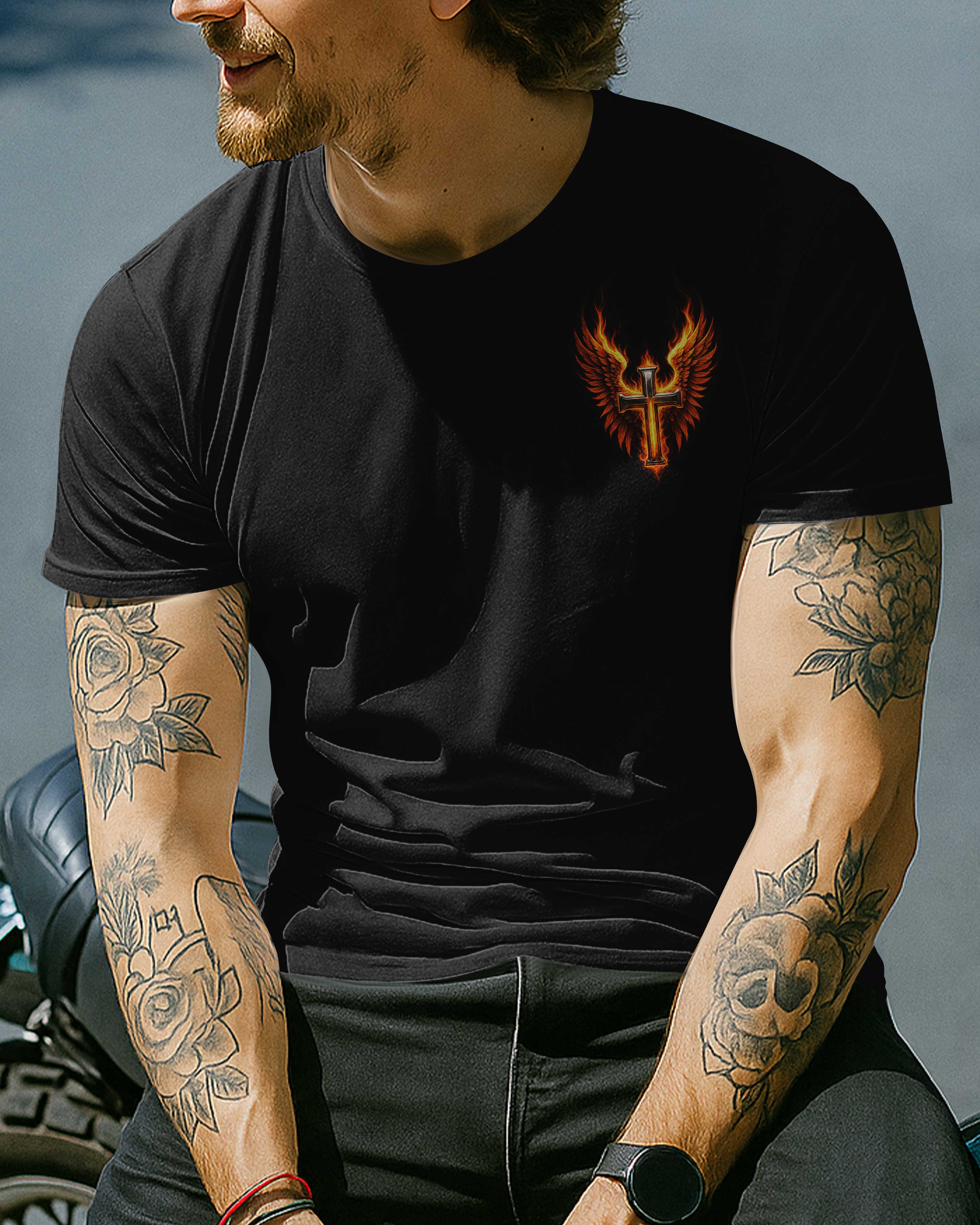 Speed In The Flames All Over Print T-Shirt