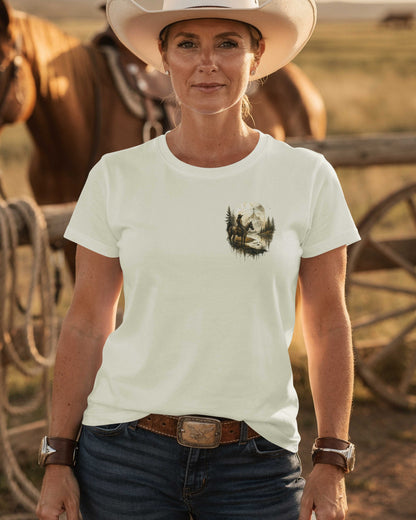 I Ride With Faith He Leads My Trail T-Shirt