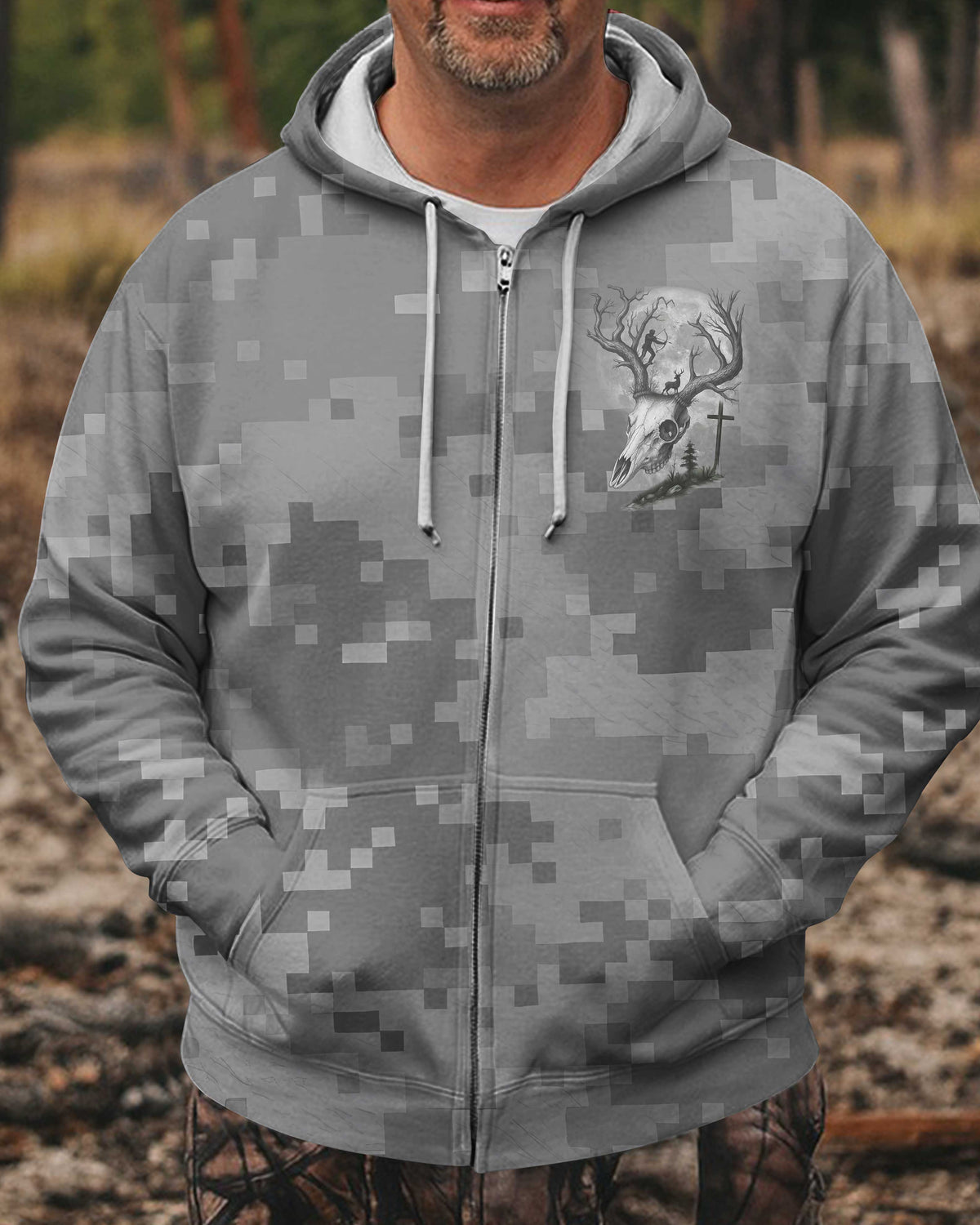 Take Your Bow And A Quiver Full Of Arrows And Go Out Into The Open Country To Hunt Some Wild Game For Me Zip Hoodie