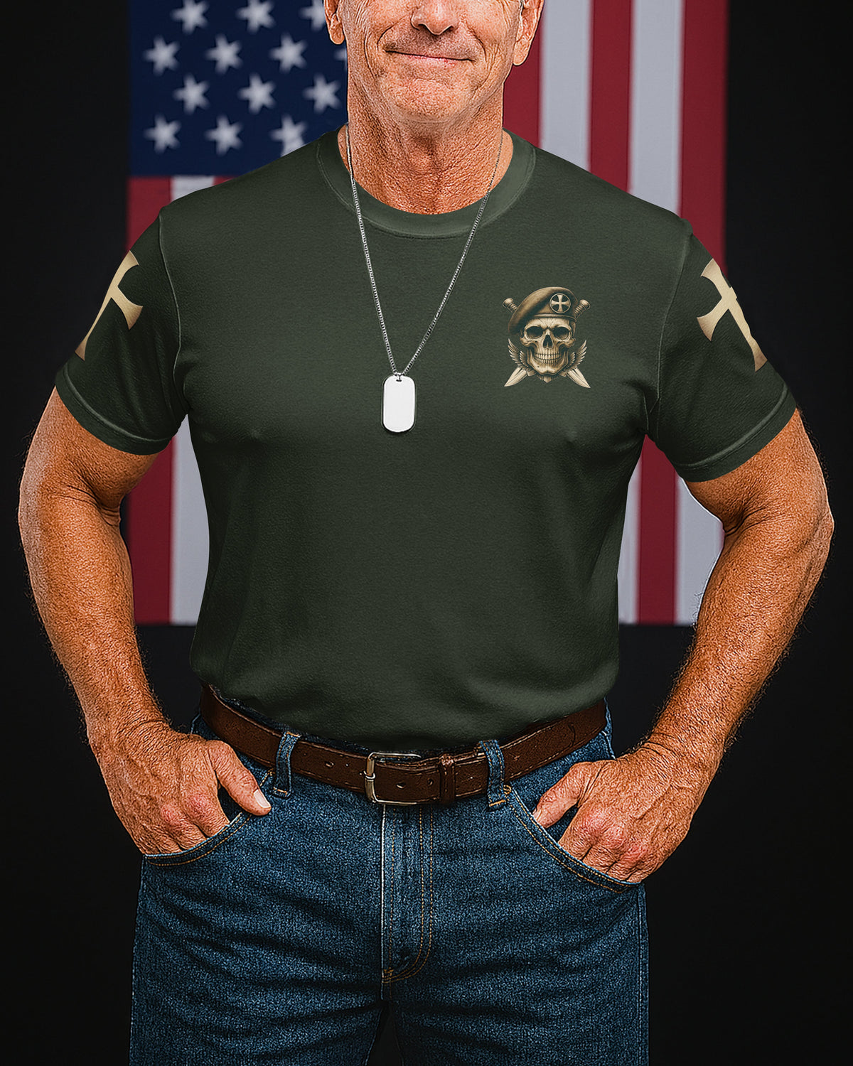 Blessed Be The Lord My Rock Who Trains My Hands For War T-Shirt