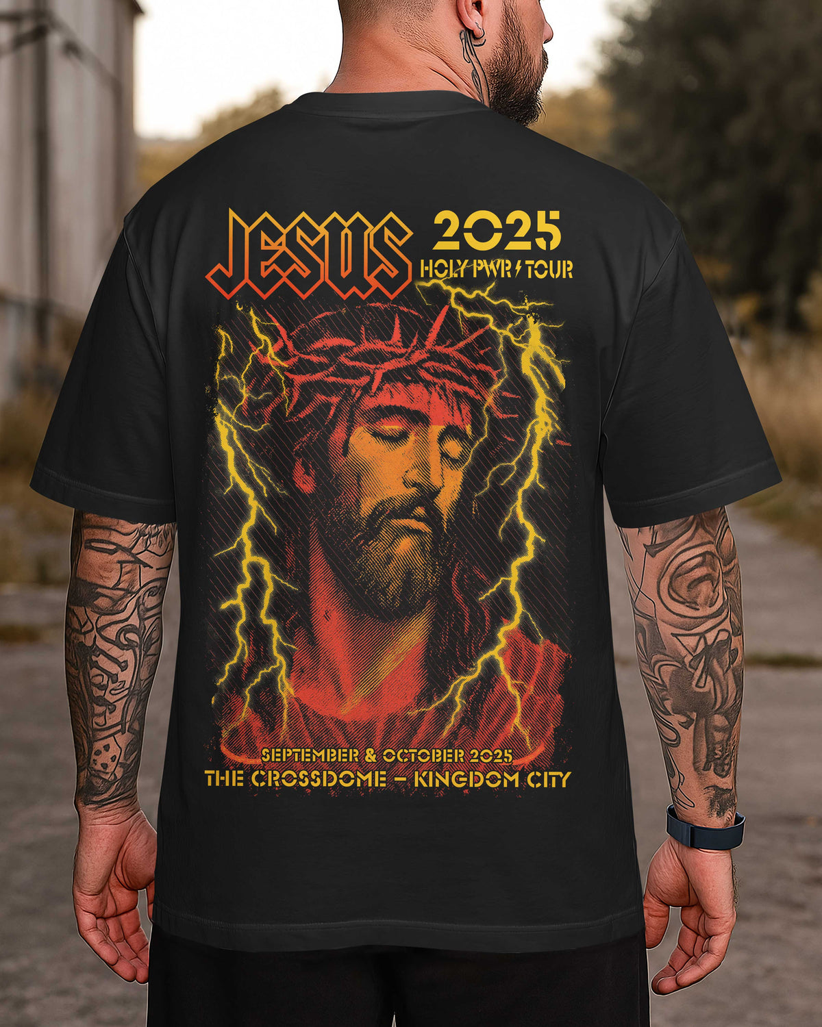 Jesus Holy Pwr Tour The Crossdome Kingdom City T-Shirt
