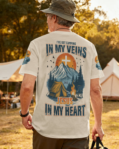 I've Got Camping In My Veins And Jesus In My Heart T-Shirt