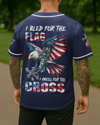 I Bled For The Flag I Kneel For The Cross T-Shirt