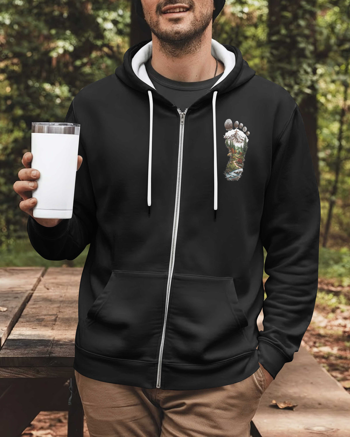 Not All Who Wander Are Lost Zip Hoodie