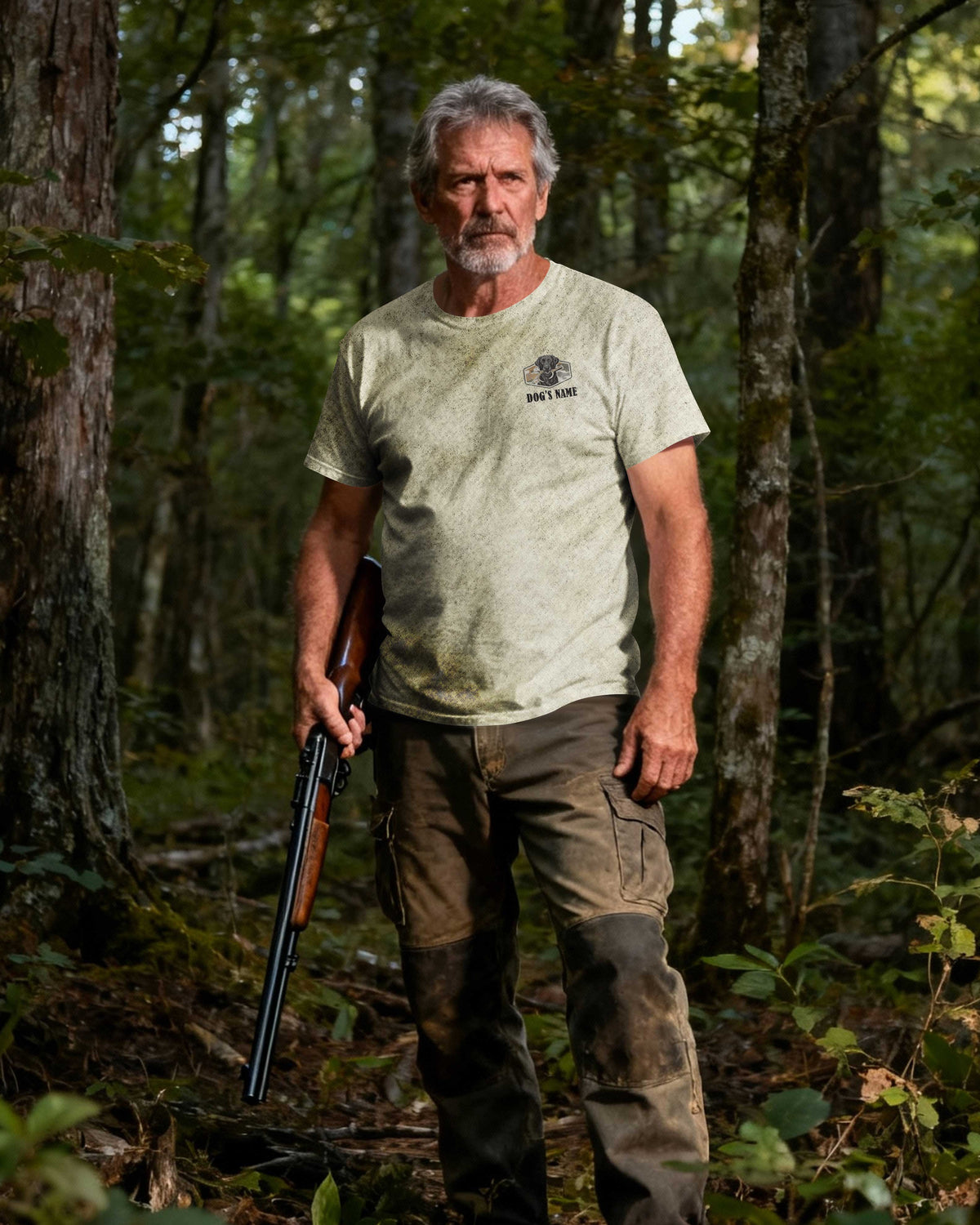 I Asked God For A Hunting Buddy He Sent Me My Dog All Over Print T-Shirt
