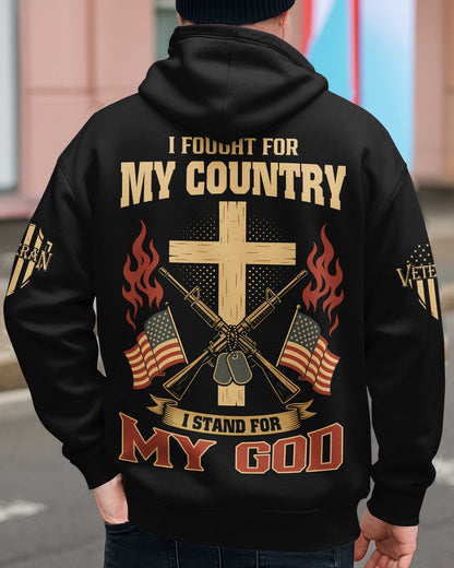 I Fought For My Country I Stand For My God T-Shirt