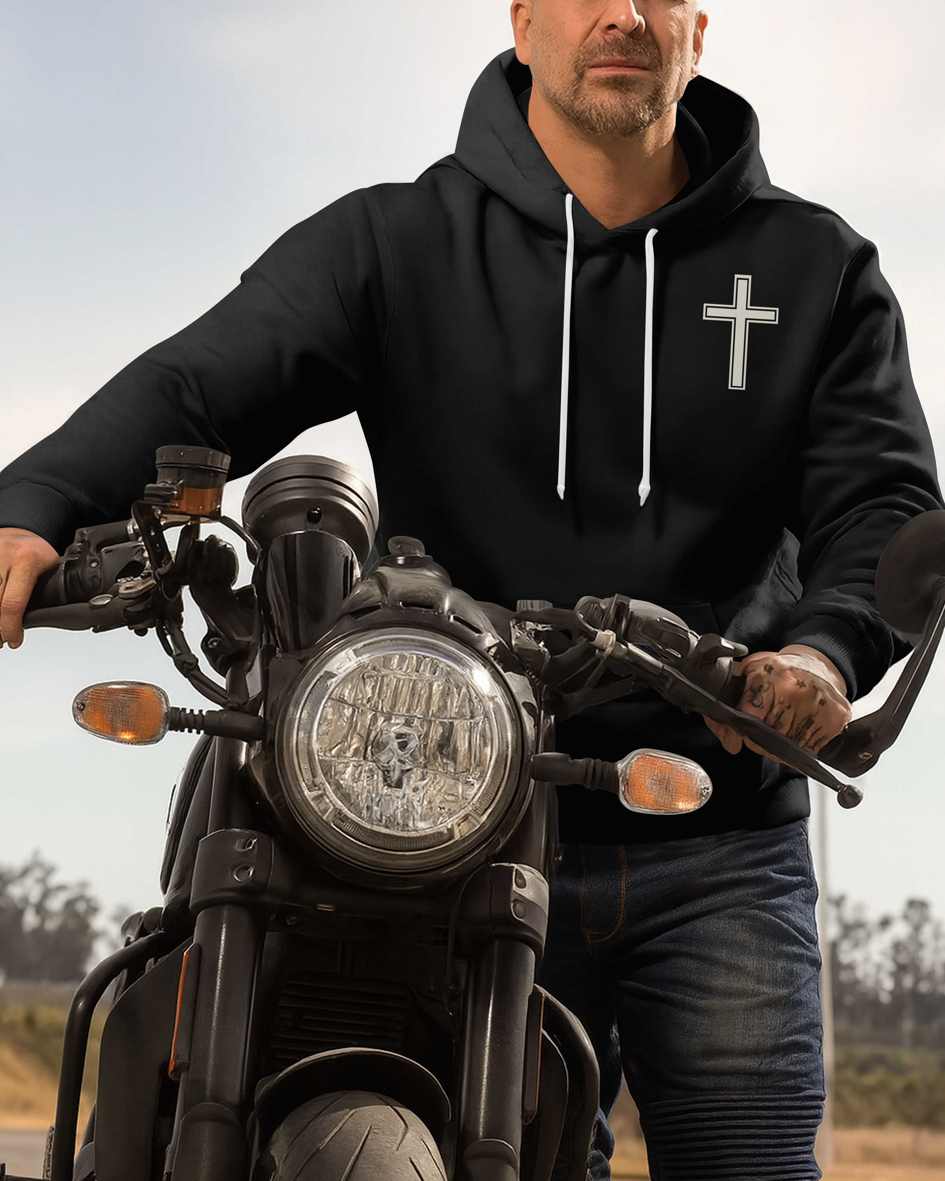 My Faith Is Louder Than My Exhaust All Over Print Hoodie