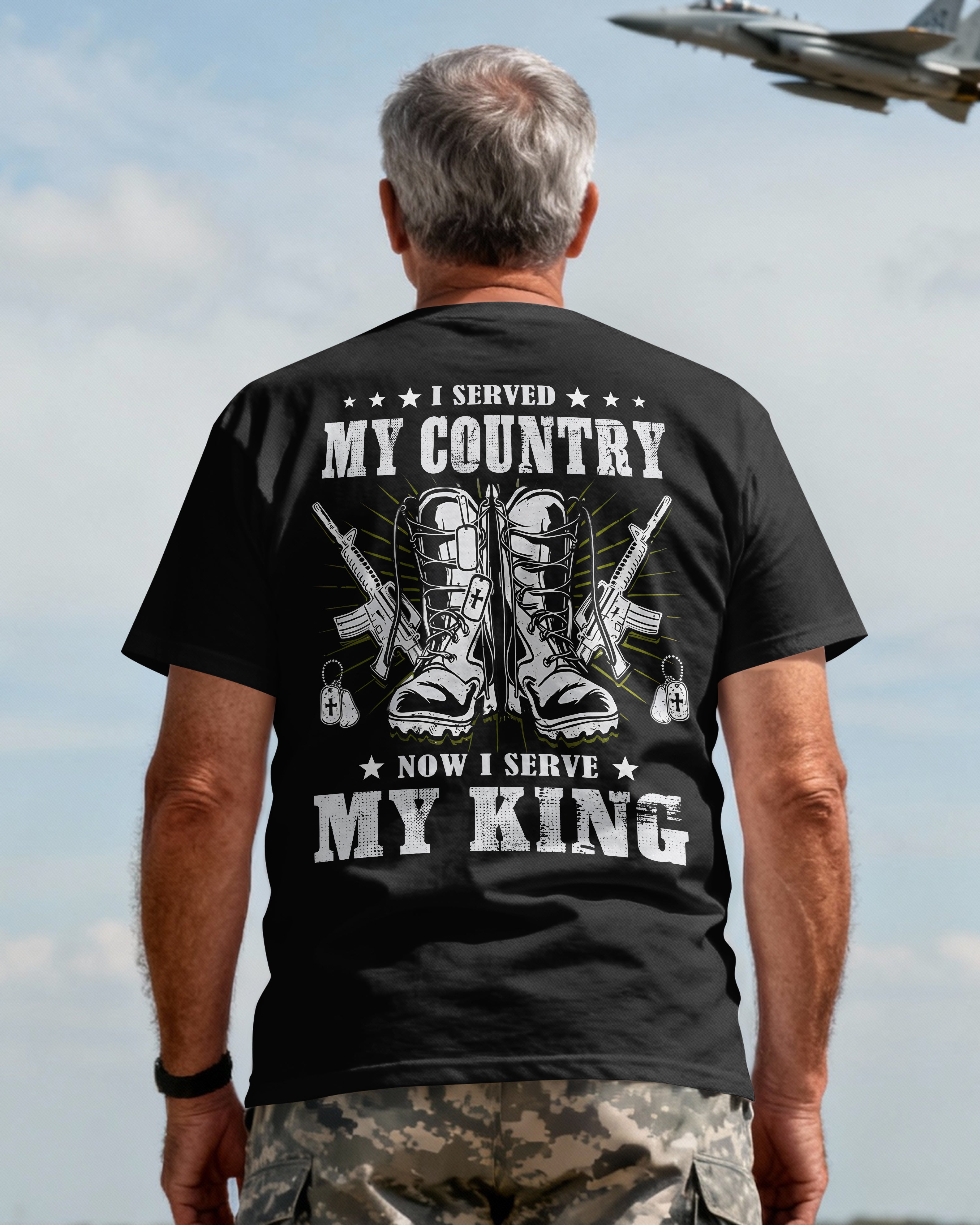 I Served My Country Now I Serve My King T-Shirt