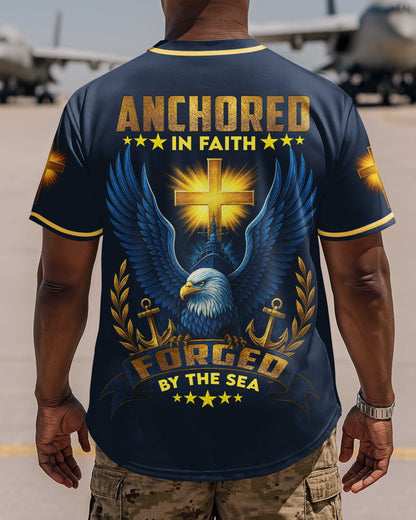 Anchored In Faith Forged By The Sea T-Shirt
