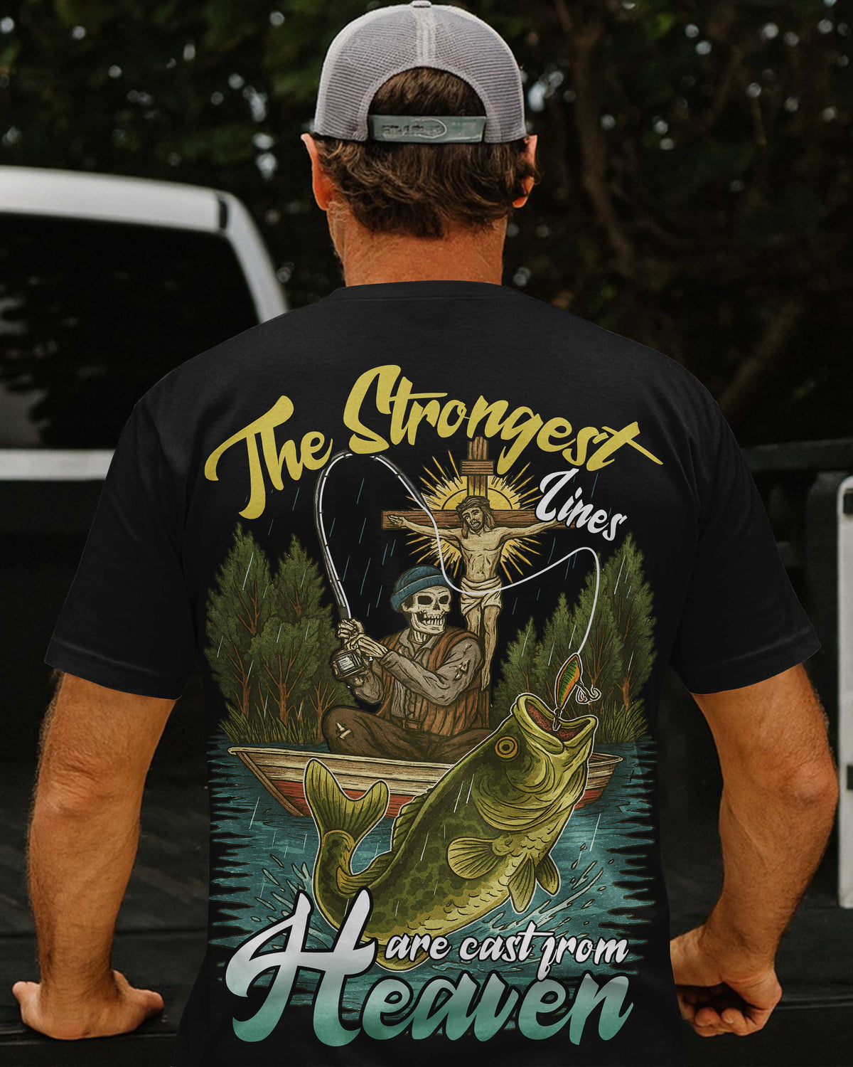 The Strongest Lines Are Cast From Heaven All Over Print T-Shirt