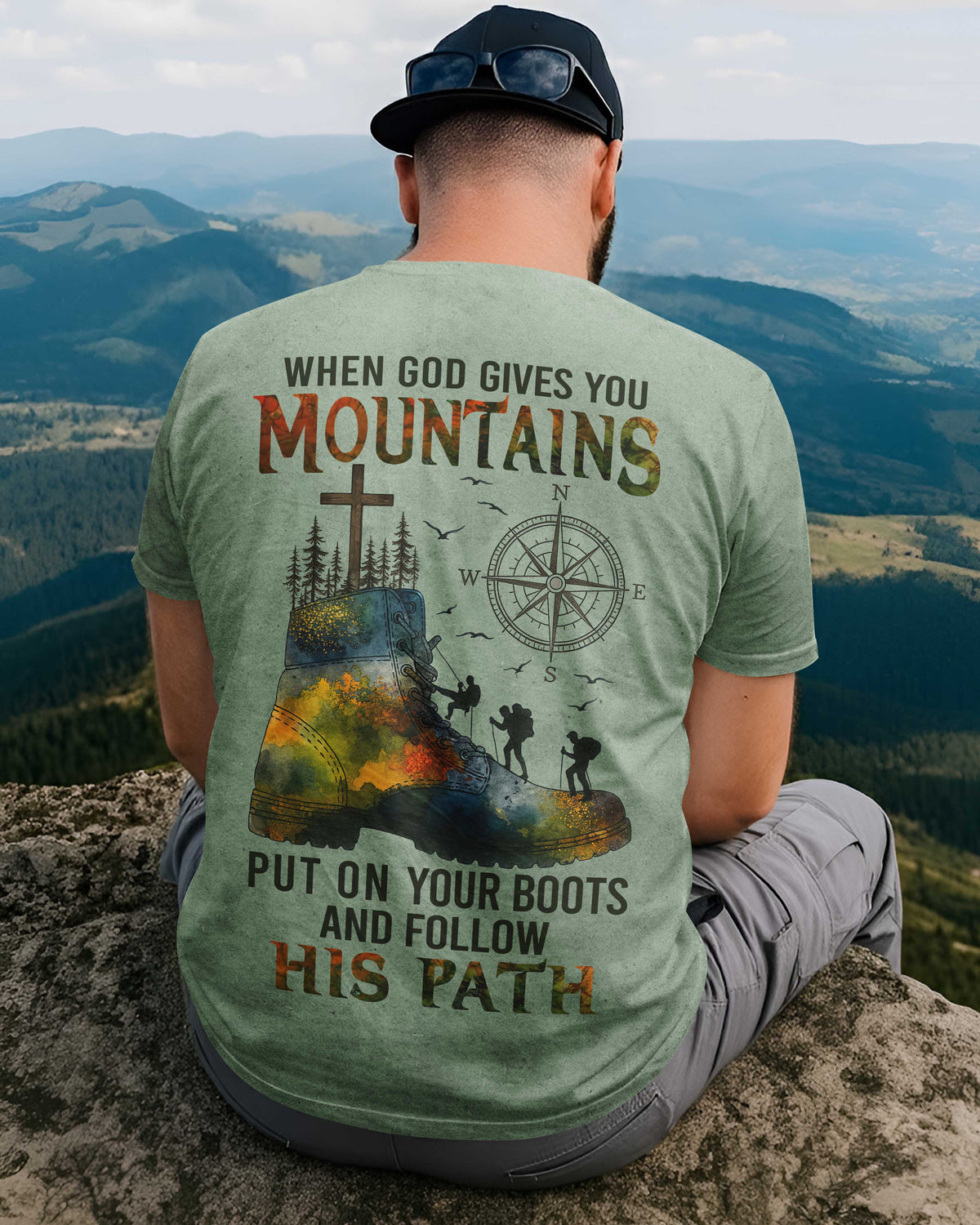 When God Gives You Mountains T-Shirt