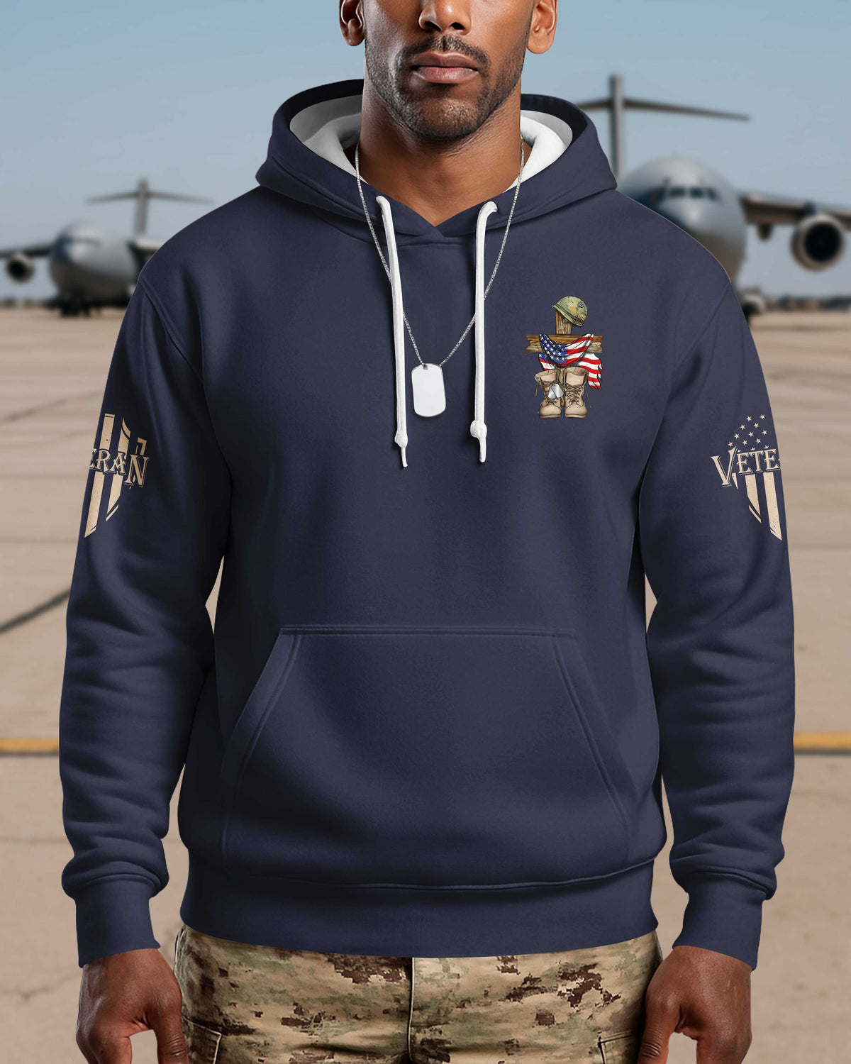 God Found Some Of The Strongest Americans And Made Them Veterans Hoodie