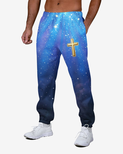 Faith Can Move Mountains All Over Print Jogger Pants