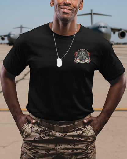 Once A Soldier By Duty Now A Warrior By Faith My Mission Never Ends T-Shirt
