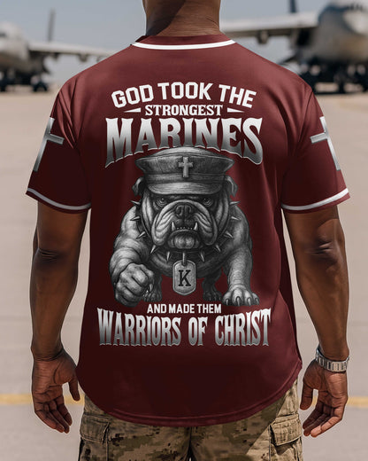 God Took The Strongest Marines And Made Them Warriors Of Christ Jersey