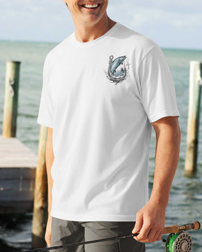 I Like Fishing And Believe In Jesus All Over Print T-Shirt