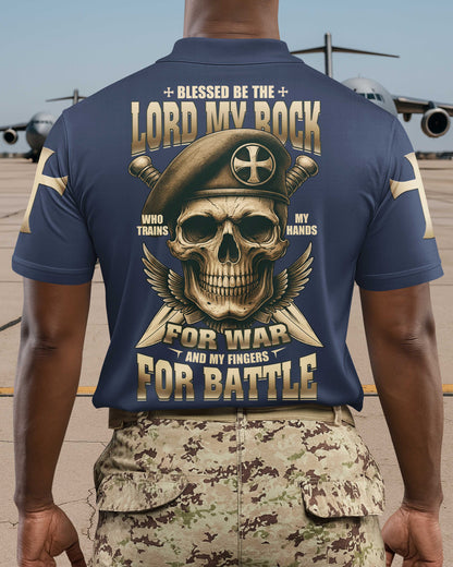Blessed Be The Lord My Rock Polo
