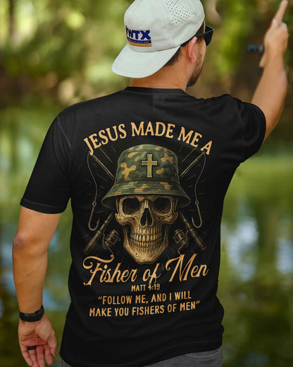 Jesus Made Me A Fisher Of Men All Over Print T-Shirt