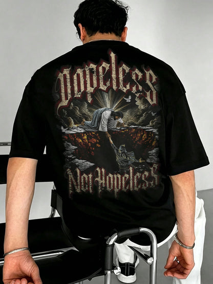 Hopeless Not Hopeless Printed Men's T-shirt