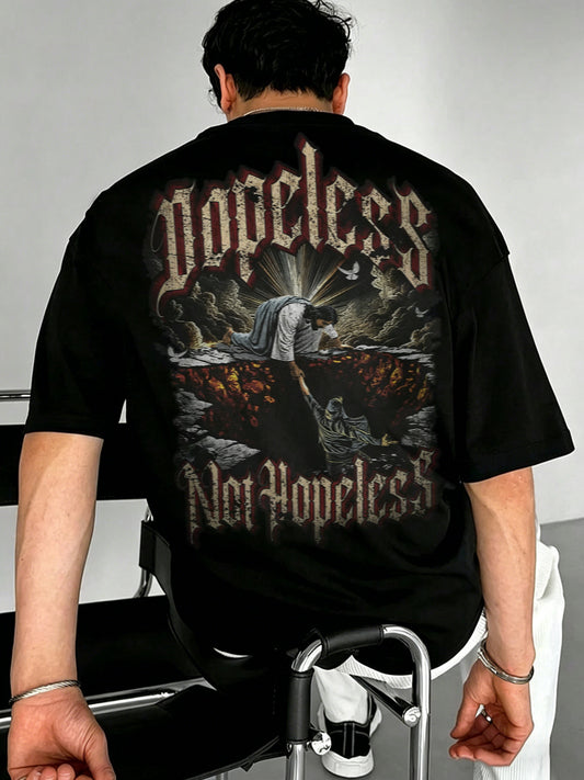 Hopeless Not Hopeless Printed Men's T-shirt