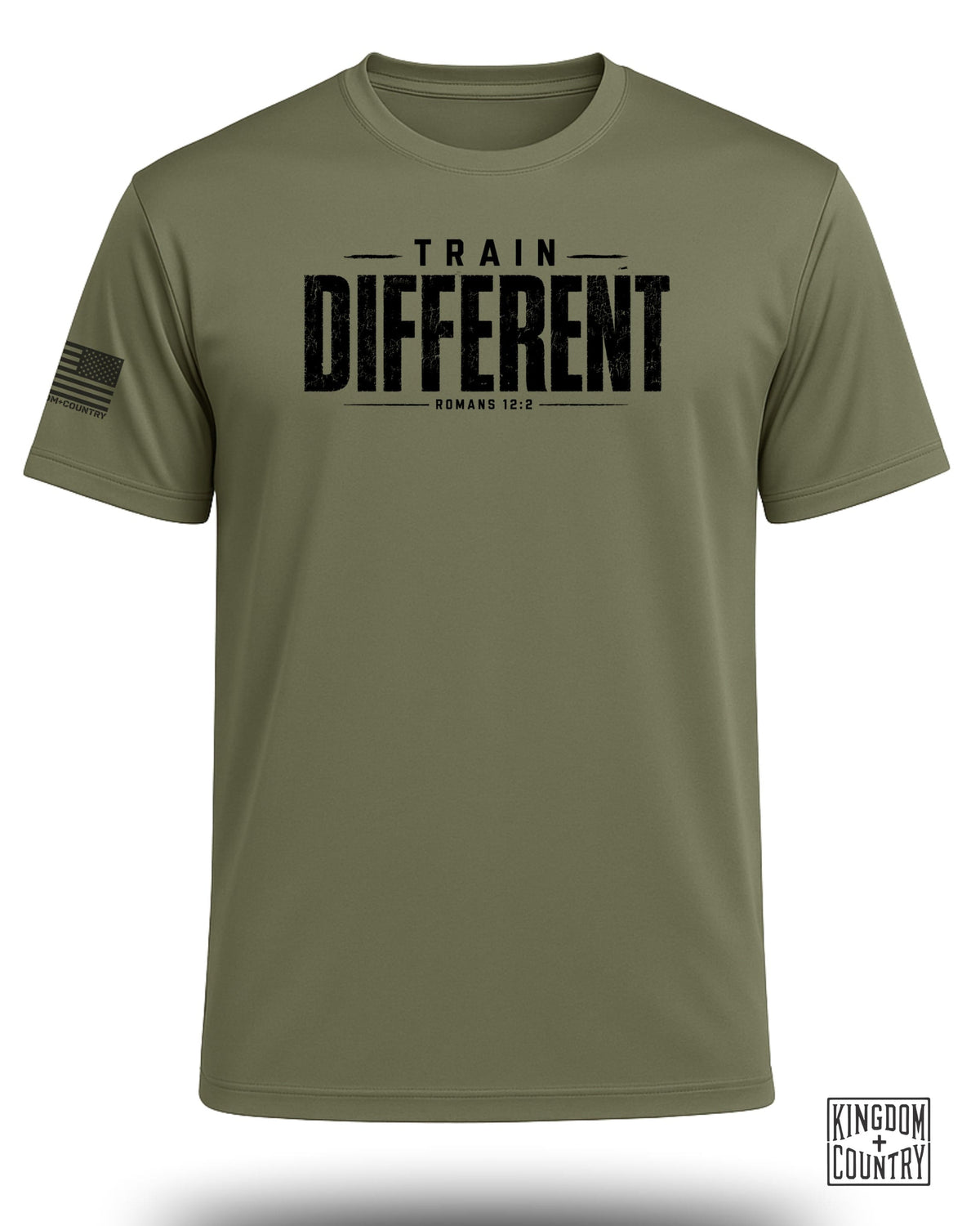 Train Different Romans 12:2 Performance Shirt