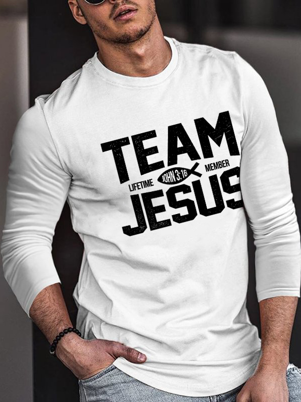 Team Jesus Lifetime Member Long Sleeve T-Shirt