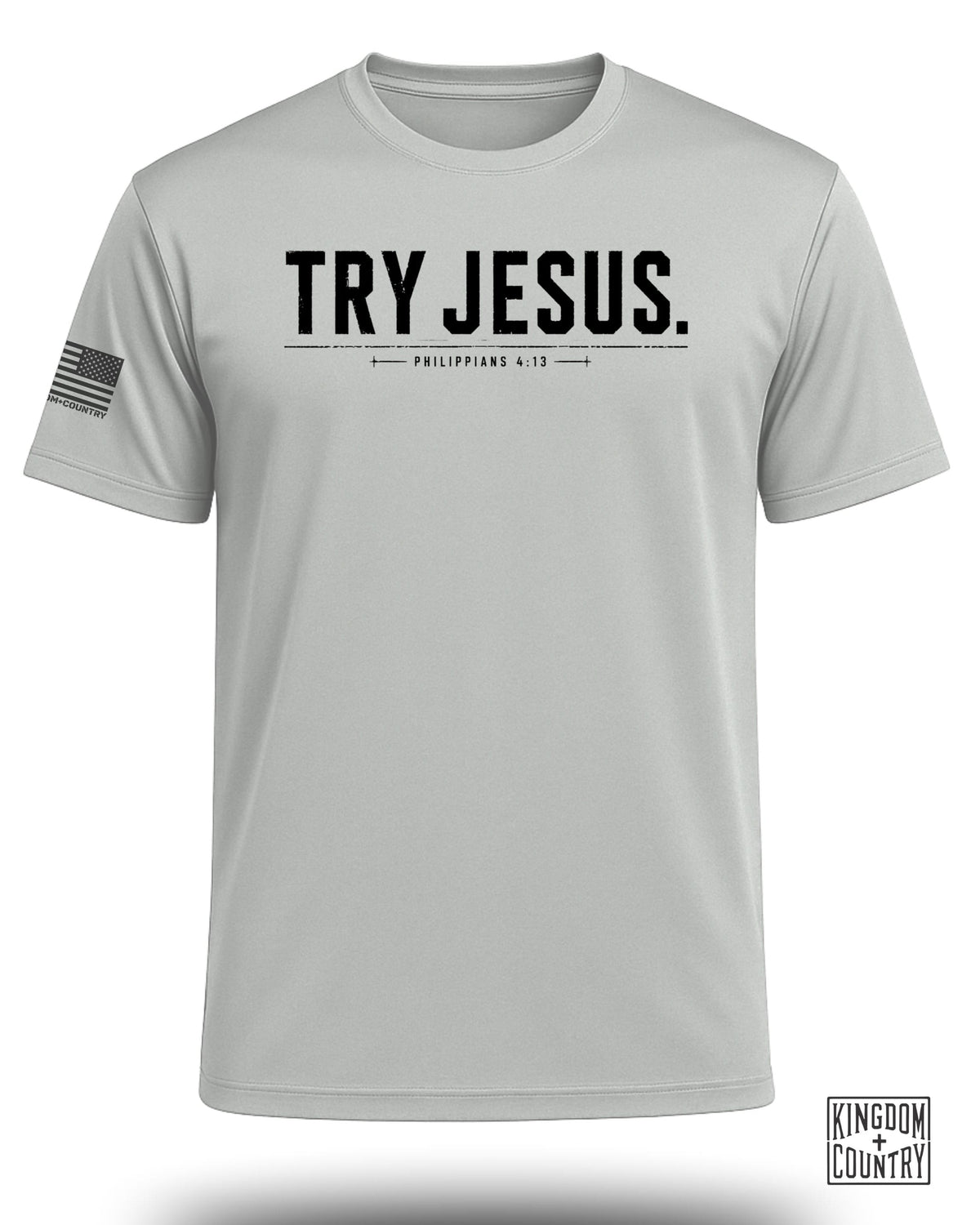 Try Jesus Philippians 4:13 Performance Shirt