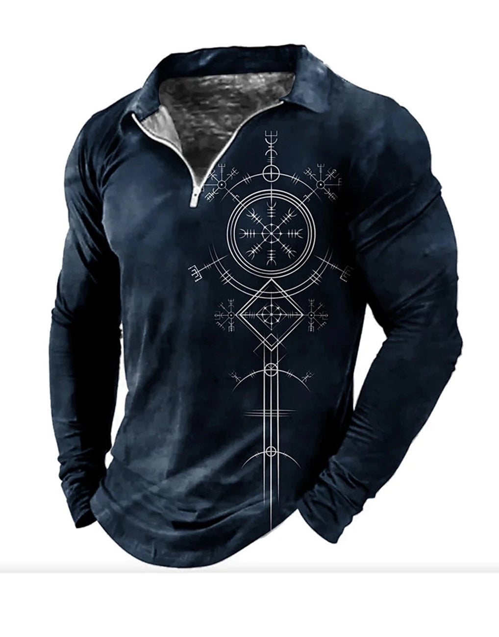 Men's Printed Long Sleeve T-Shirt