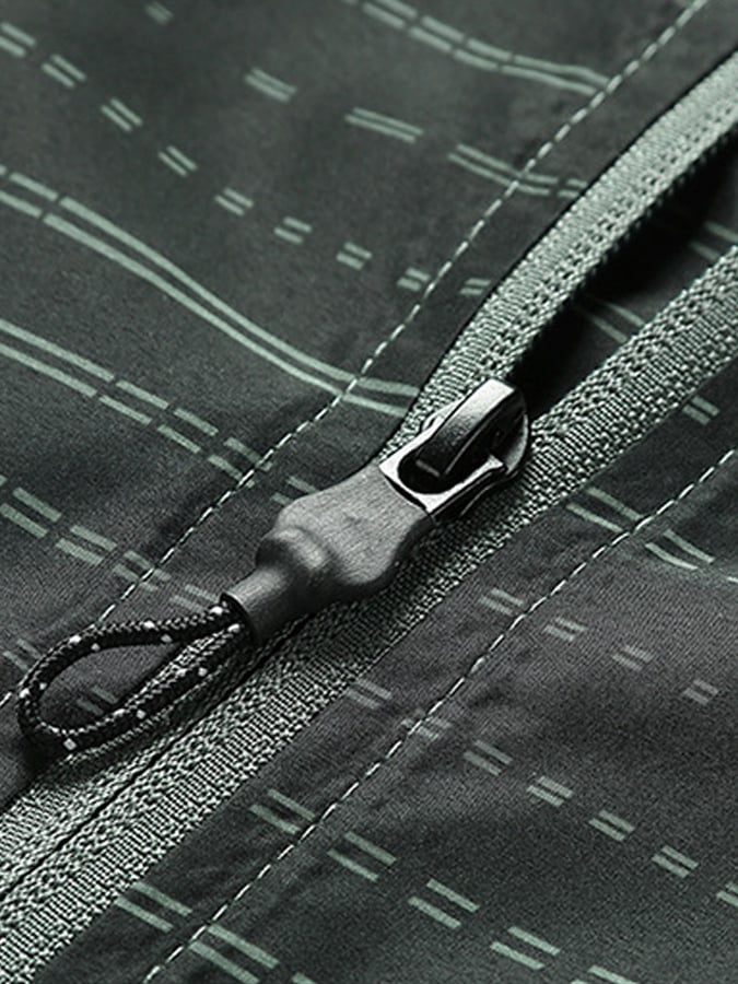Men'S Breathable Waterproof And Windproof Outdoor Hooded Casual Jacket