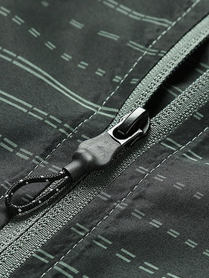 Men'S Breathable Waterproof And Windproof Outdoor Hooded Casual Jacket