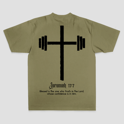Jeremiah 17:7 Blessed Is The One Who Trusts In The Lord Printed Men's T-shirt