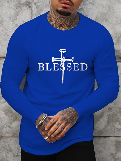Blessed Christian  Cotton Long Sleeve T-Shirt