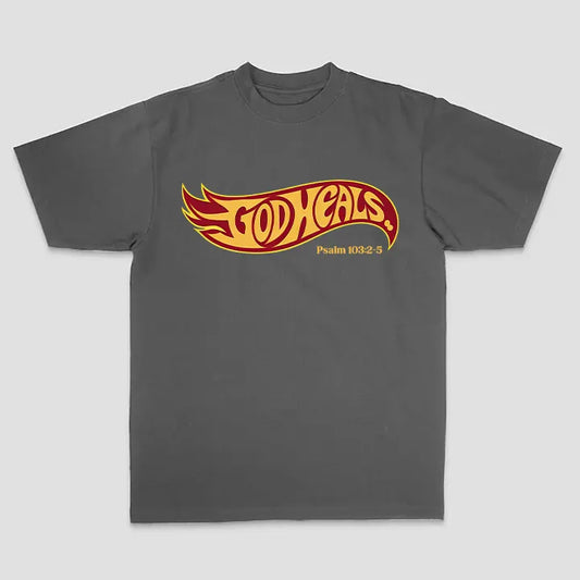 God Heals Psalm 103:2-5 Printed Men's T-shirt