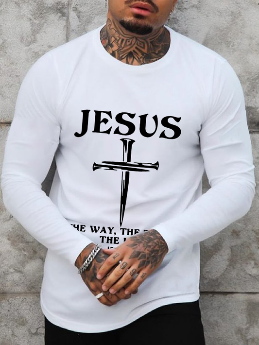 Jesus The Way The Truth The Life Long Sleeve T-Shirt