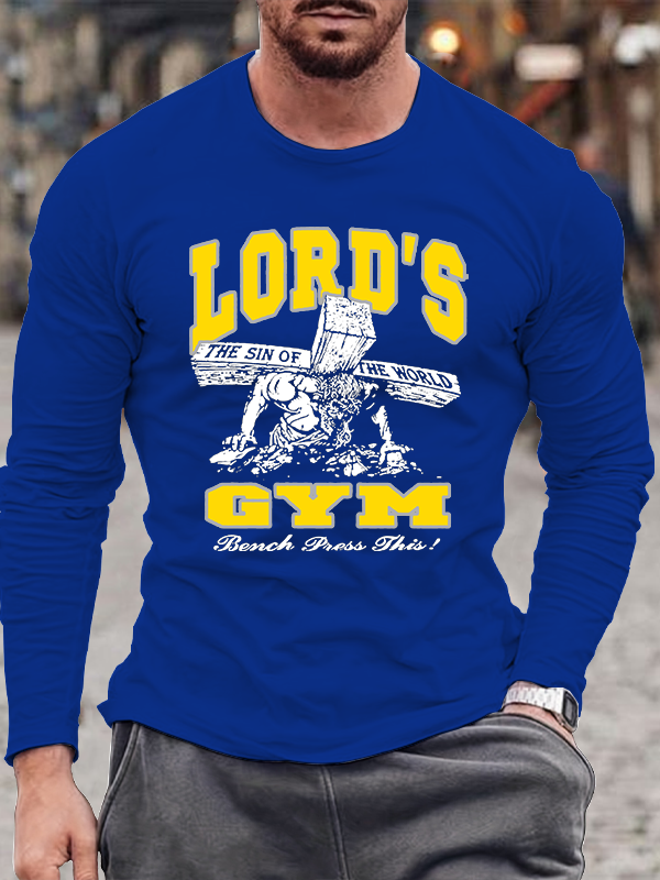Lord's Gym Christian Cotton Long Sleeve T-Shirt