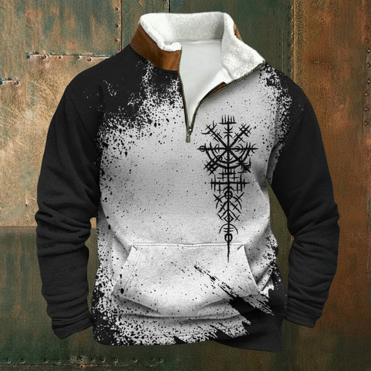 Viking Nordic Half Zip Sherpa Collar Shirt